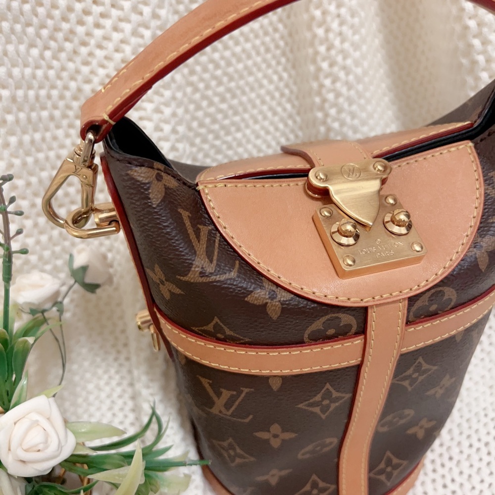 Louis Vuitton monogram duffle bucket bag - Picture 5 of 14